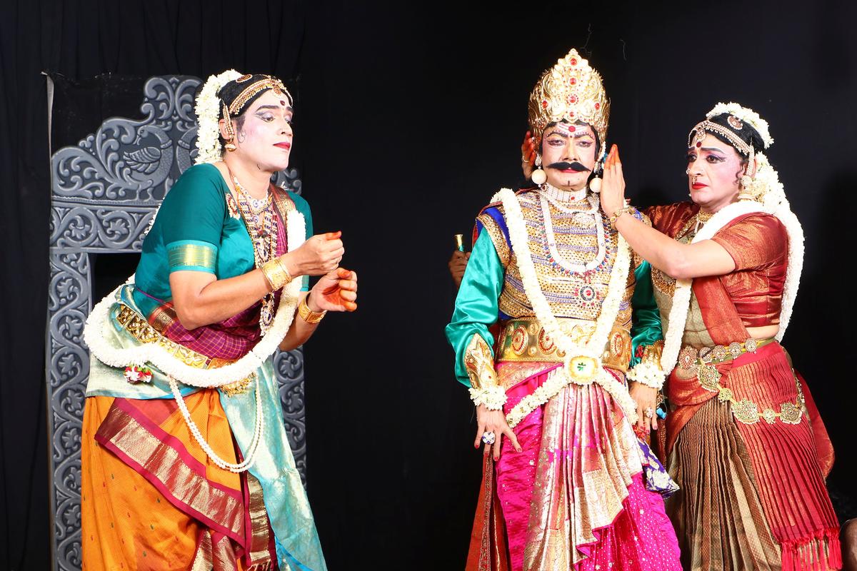 From the play Harischandra Part 1.